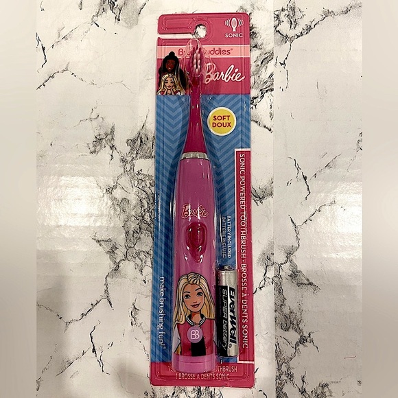 *NEW* Barbie Sonic Powered Toothbrush & Barbie Toothpaste - Picture 3 of 5